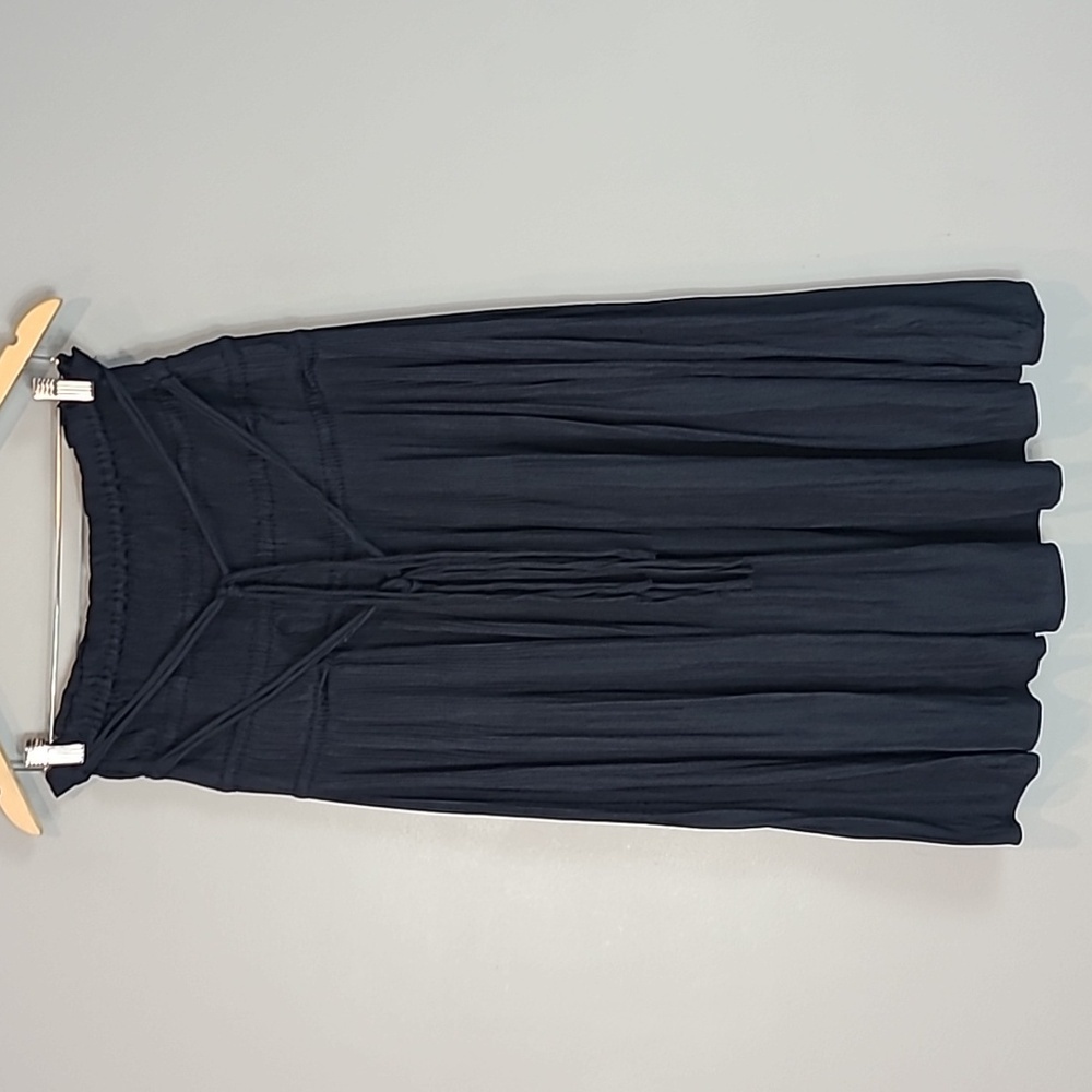 Current Air Strapless Summer Dress M - Dark blue